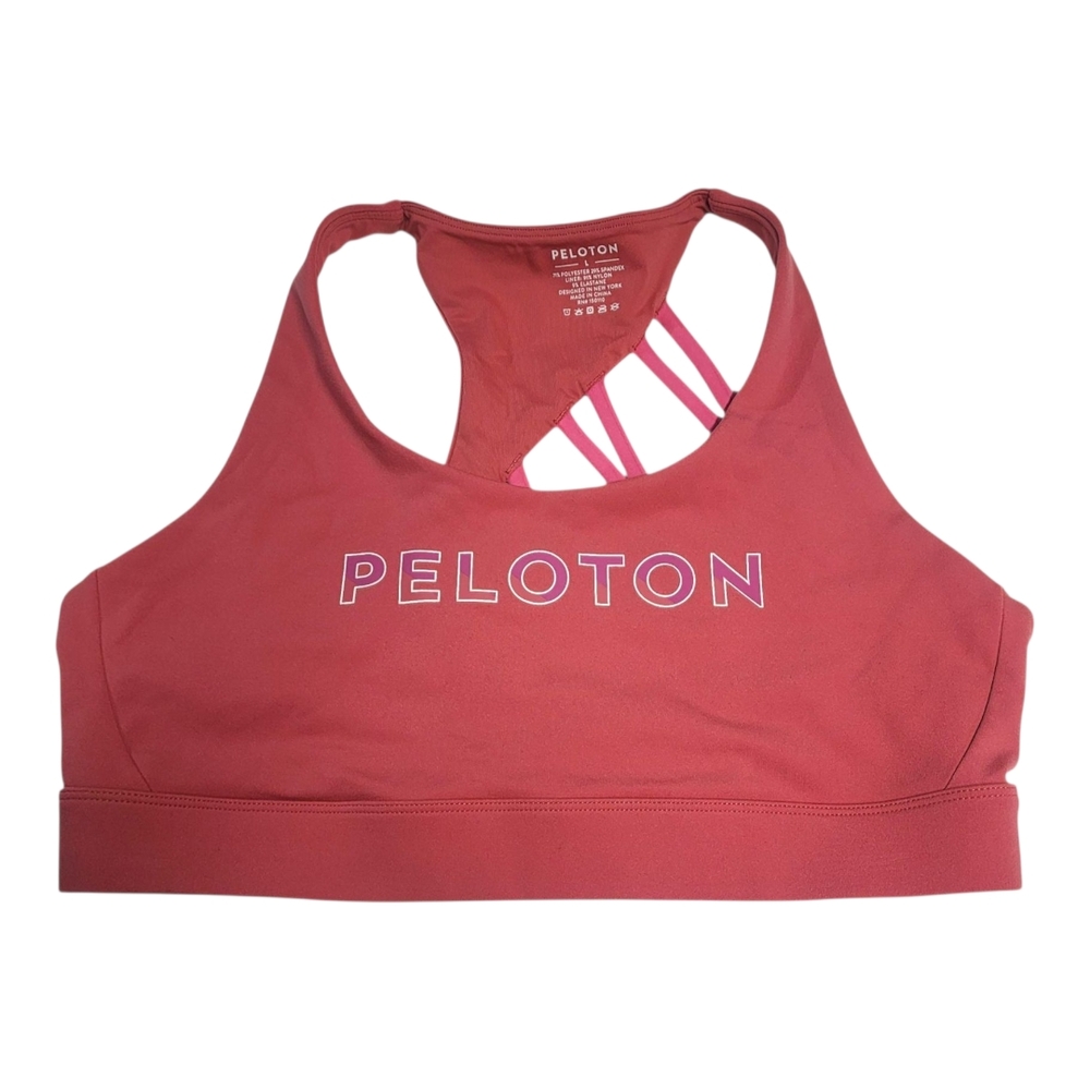Peloton Women's Coral Sports Bra (NWOT)